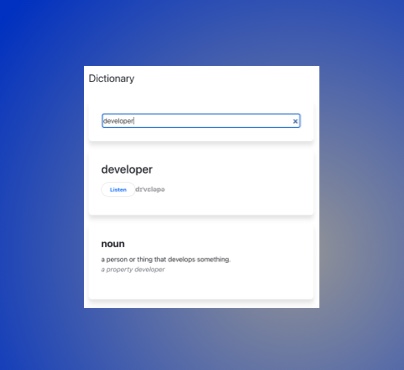 dictionary app