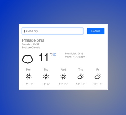 weather app